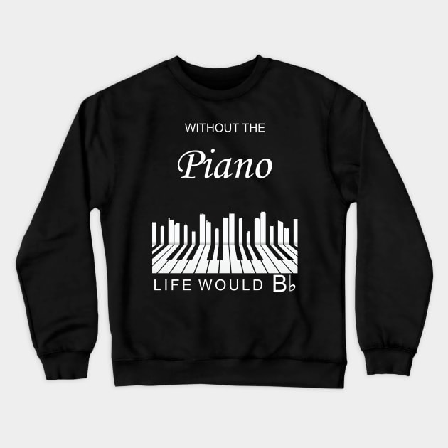 Piano Life Crewneck Sweatshirt by Dojaja